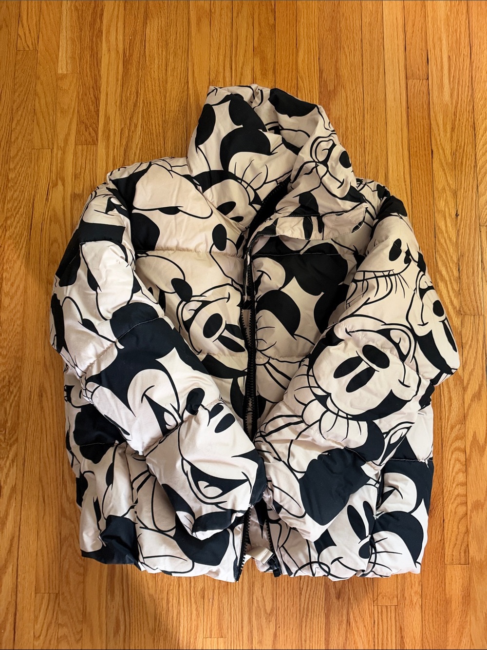 H&M Minnie Mouse Puffer Jacket